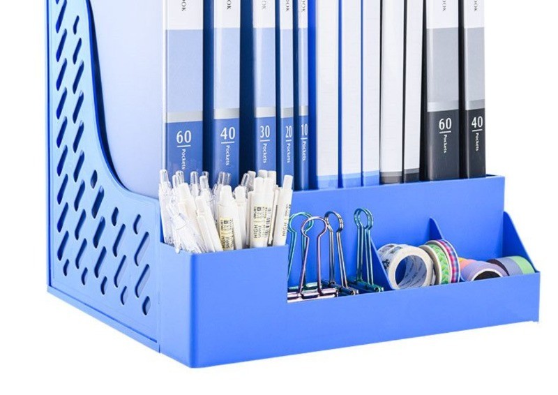 Thickened File Rack Desktop File Frame File Storage Box File Holder ...