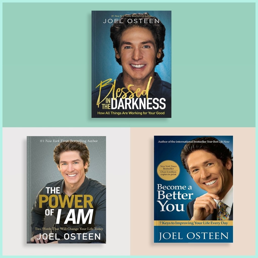 Joel Osteen Books Collection (Blessed in the Darkness) | Shopee Philippines
