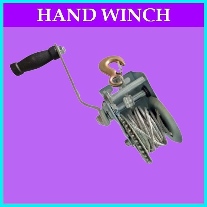Mago 1000-1300kg Hand Winch (7 Meters Wire Rope) | Shopee Philippines