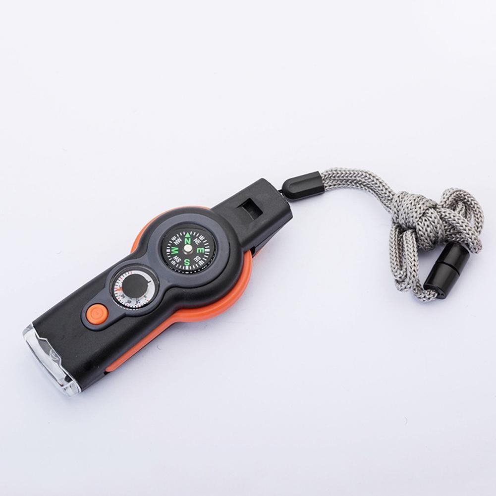 7 in 1 Military Survival Whistle Multi-function Emergency Compass ...