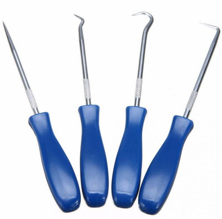 4 pcs Car Stainless Steel Oil Seal Screwdriver Craft Hobby Auto Small