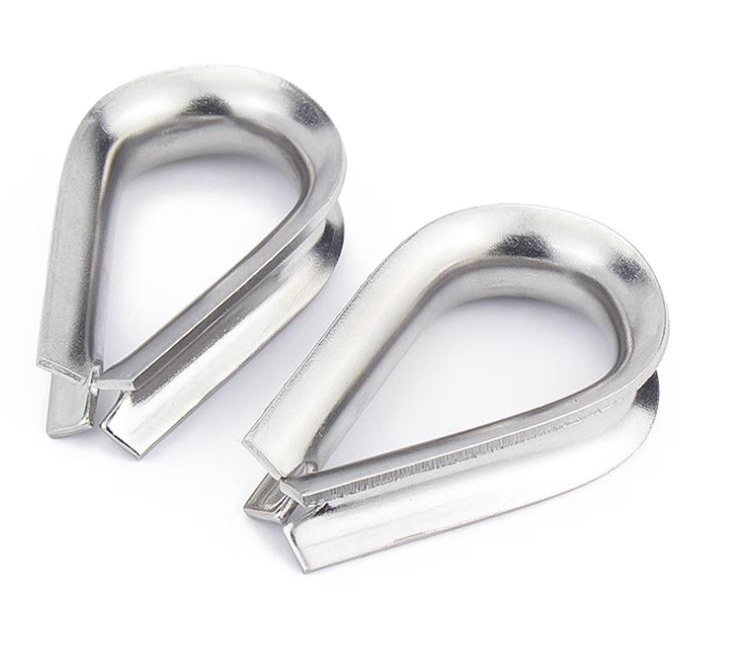 10pcs-1pcs M2 - M16 Wire Rope Thimble Stainless Steel 304 Cable Wire ...