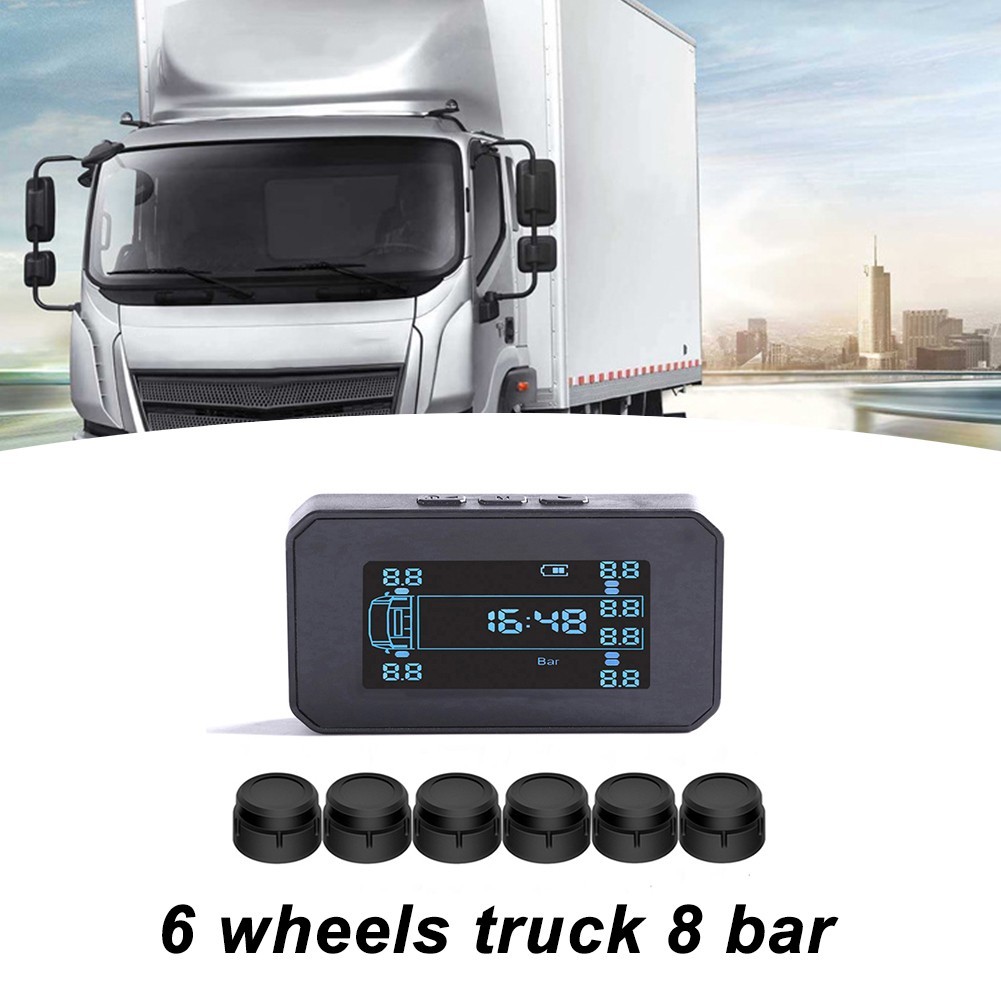 tobetopone.ph ️ 8 Bar Portable Solar Power Tire Pressure Monitoring