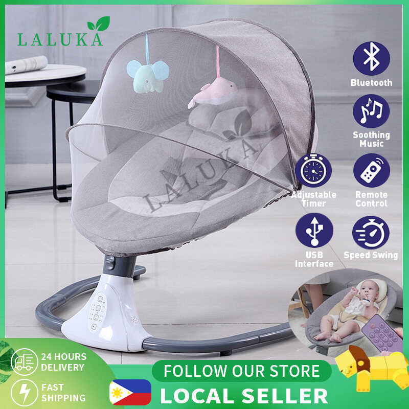 02 Years Chair Old Bear 20Kg Cradle Bed Remote Control Crib With