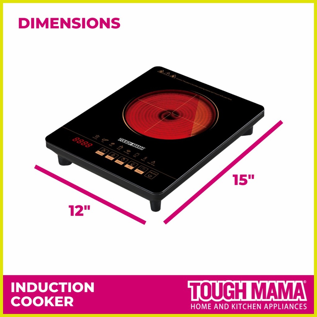Tough Mama NTMIFRIC4 Infrared Induction Cooker Digital Display Touch