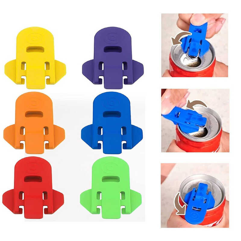 Random Color 6pc Manual Easy Handheld For Pop Up Cola Beer Soda ...