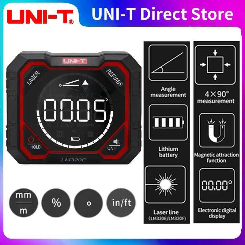 Uni-T 1 A8 Lm320d Lm320e Lm320f Laser Incometer Digital Angel Meter ...