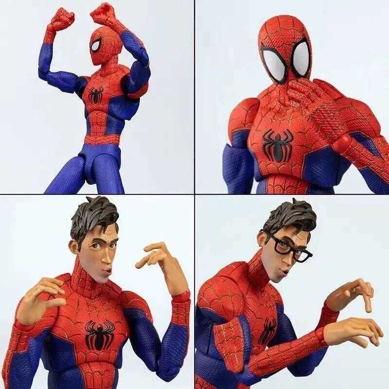 Spider-Man: Into The Spider-Verse Peter Parker Action Figure SV Movable ...