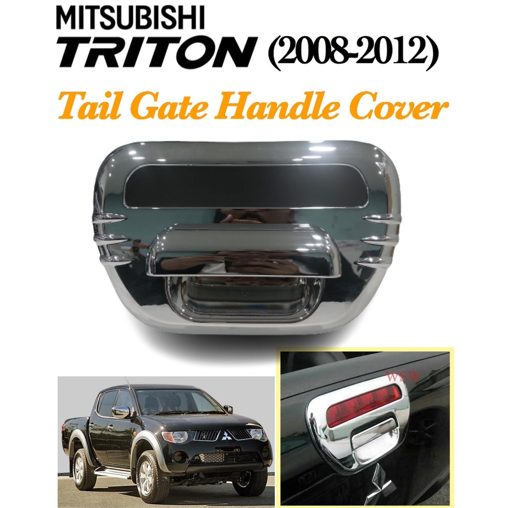OAPC Mitsubishi Triton L200 2008 - 2012 Tailgate Chrome Rear Handle ...