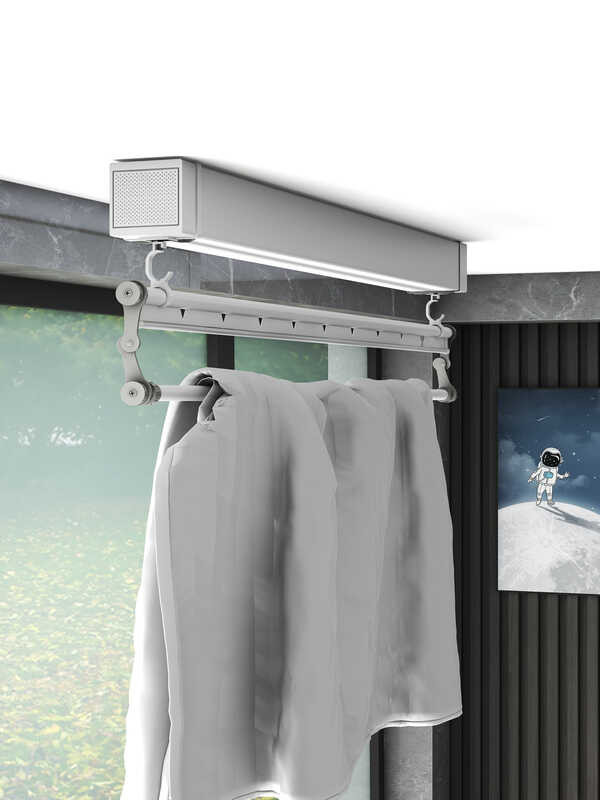Ultra-Narrow Electric Rack Small-Sized Curtain Box Single-Rod ...