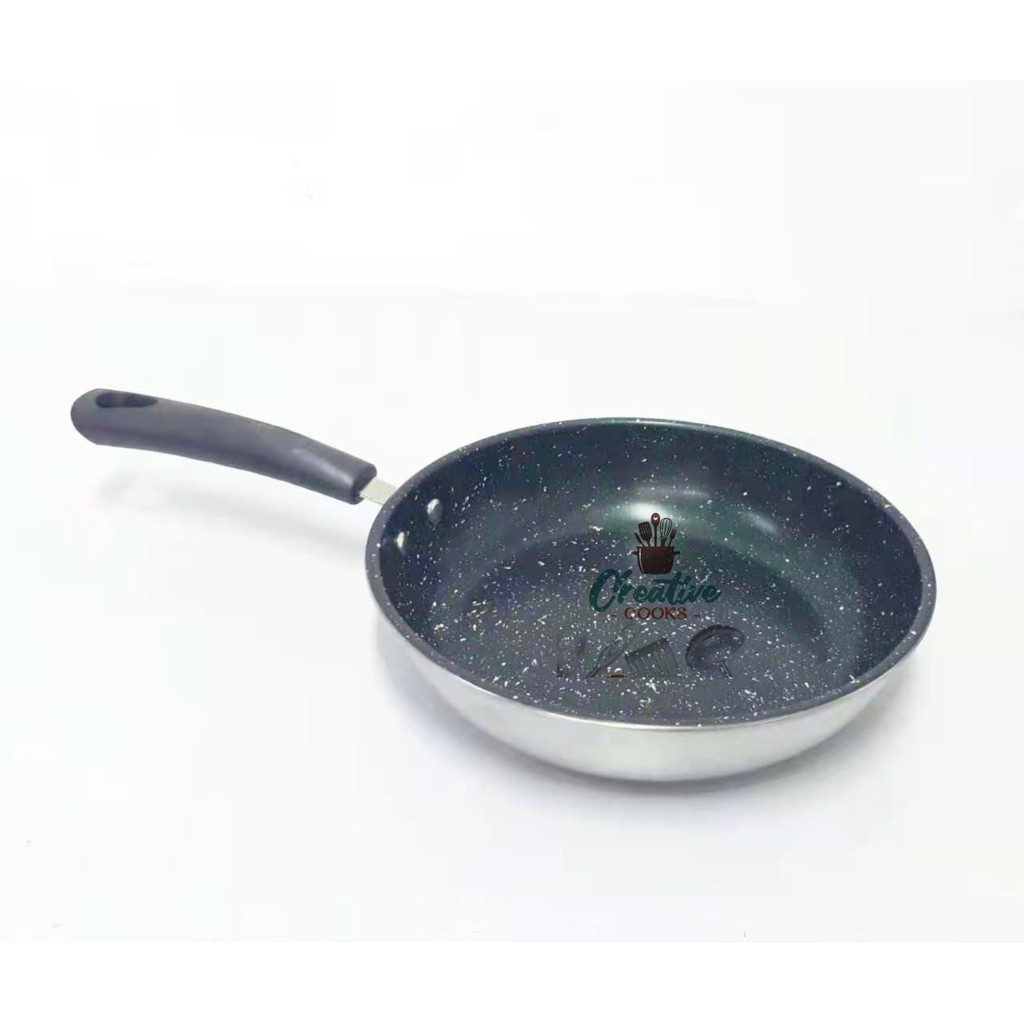 Ceramic Frying Pan Cookware Stir Fry Pans Korea Pan Single Handle ...