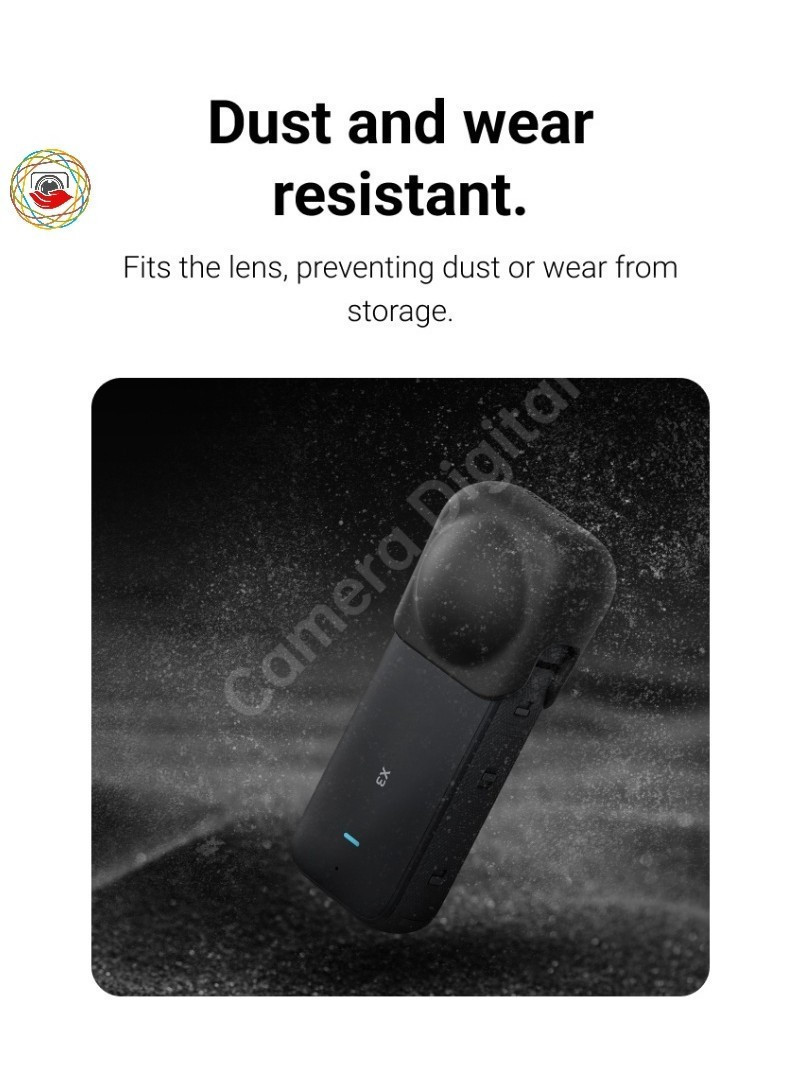 360 X3 Lens Cap Action Came Accessories silicone lens protector For ONE ...