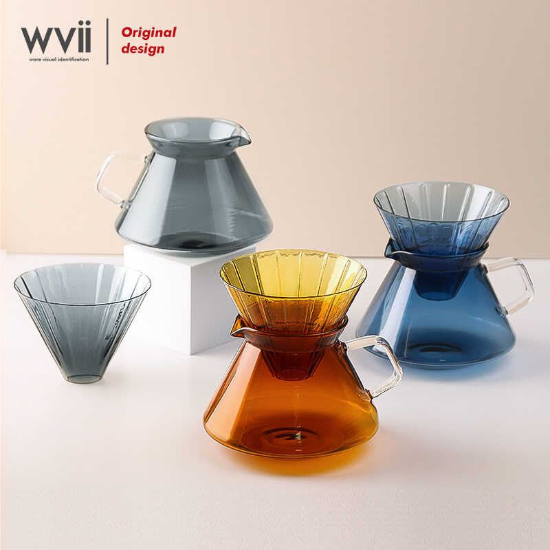 WVI Japanese Creative Color V60 Filter Cup Cloud Sharing Pot American
