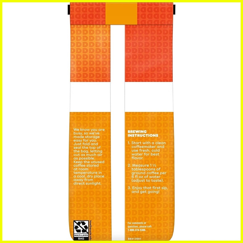 Dunkin Donuts Caramel Me Crazy Ground Coffee 11oz (311g) Shopee