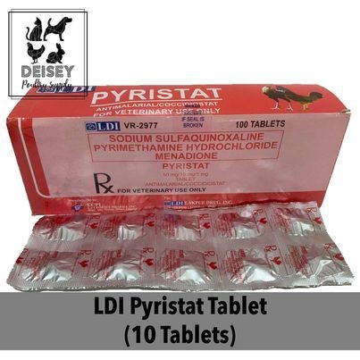 LDI Pyristat Tablet for gamefowl (10 Tablets) | Shopee Philippines