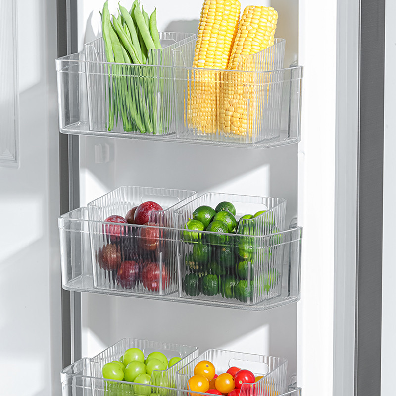 【COD】Transparent Multipurpose PET PlasticFridge Organizer Bin ...