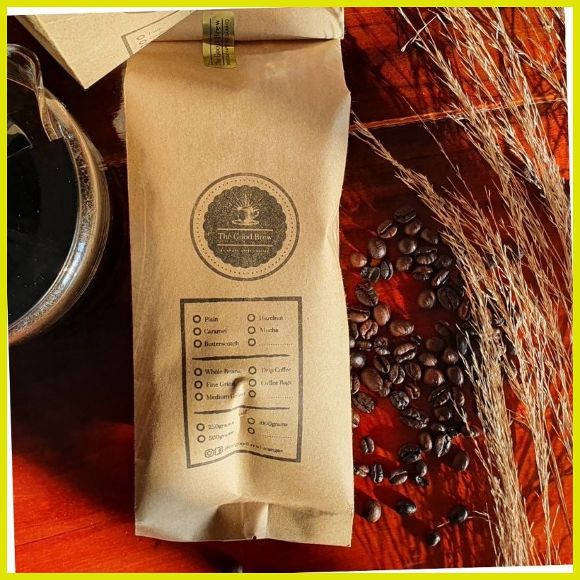 Batangas Coffee Barako / Kapeng Barako Packed in Gusset Kraft Paper