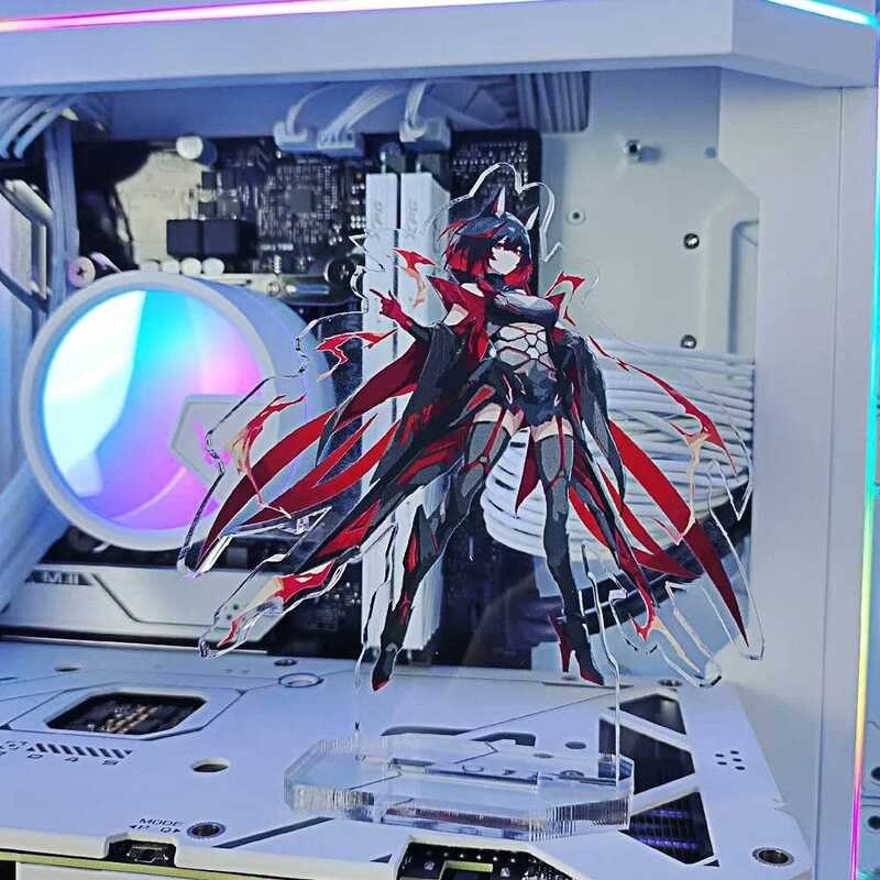 Xj ARGB ROG RO Gamer Cabinet Figure,Diy Helios Case Belief Ornaments 5V ...