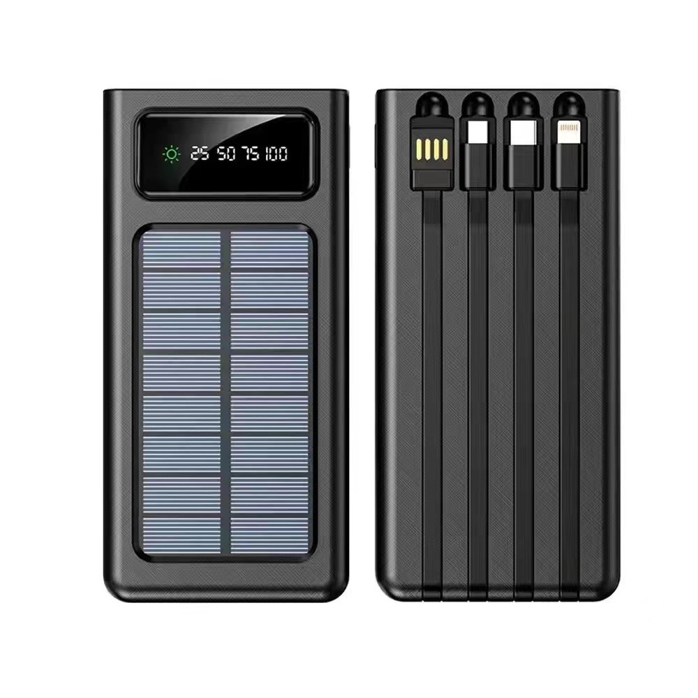 KC16 Solar PowerBank 10000mah FAST Charge Retractable Bracket With ...