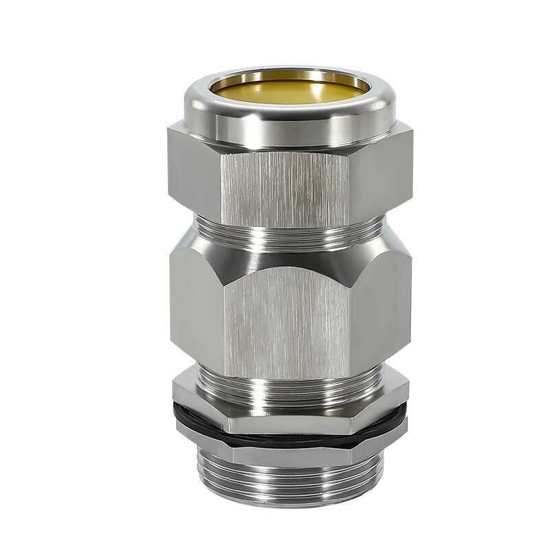 G1/2 304 Stainless Steel Cable Gland – Heavy Duty Explosion-Proof Dual Sealing Protector For Outdoor Electrical Applications (IP66)