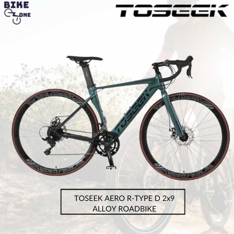 [Bike Zone] Toseek R-Type Aero Roadbike 2X9 Speed 700X25c Sensah Ignite ...