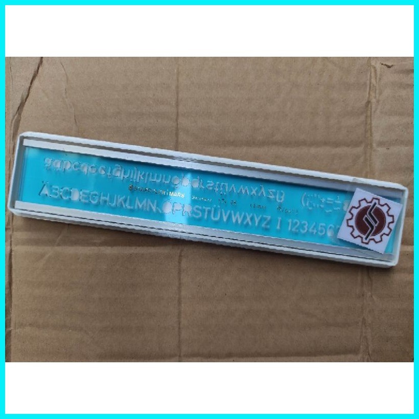 Letter Ruler, Letter Screen Printing, Staedtler Letter mall | Shopee ...