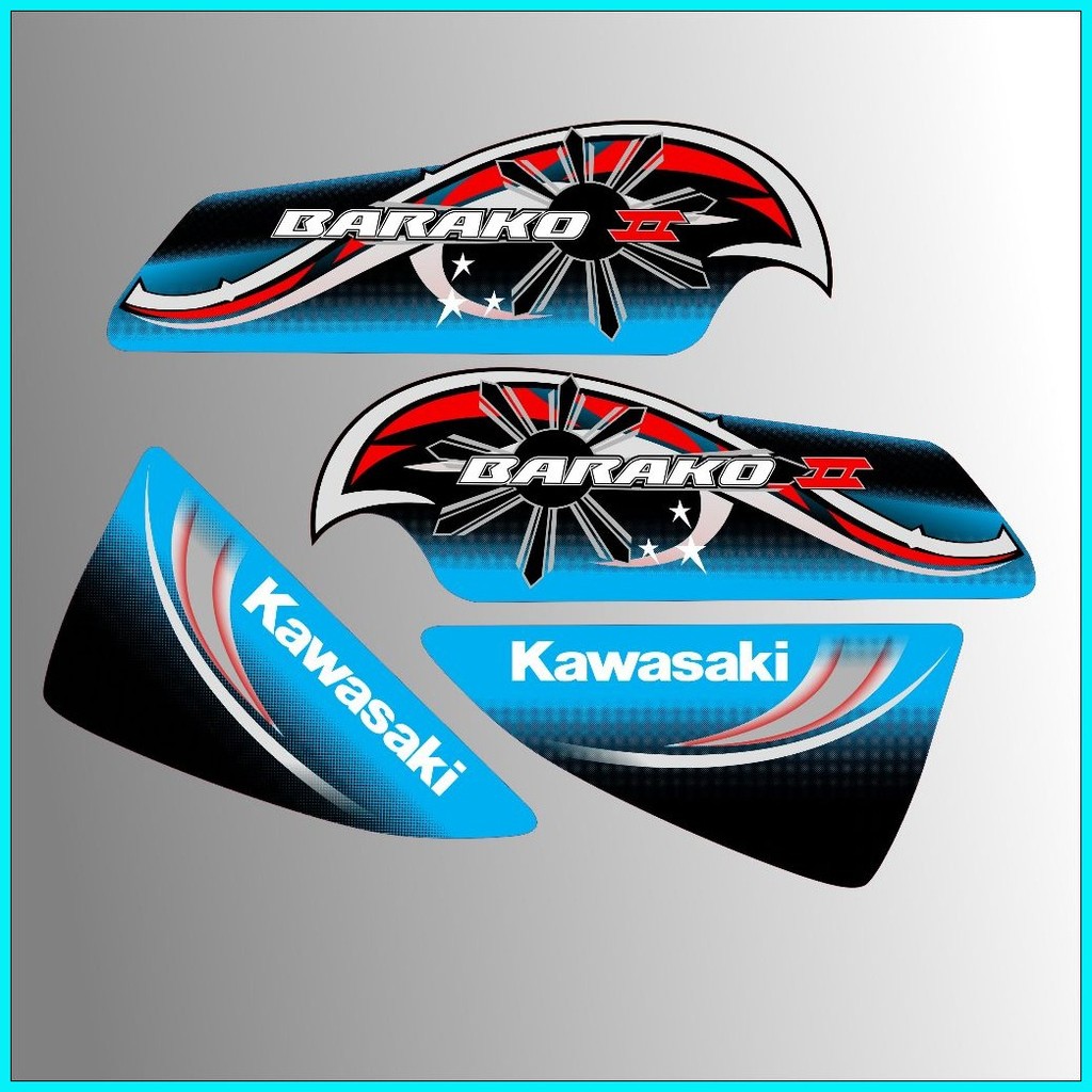 BARAKO 2 STOCK DECALS GLOSSY LAMINATED | Shopee Philippines