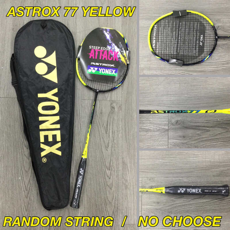 ASTROX 77 SHINE YELLOW Heavy Head Balance ISOMETRIC Yonex Badminton ...