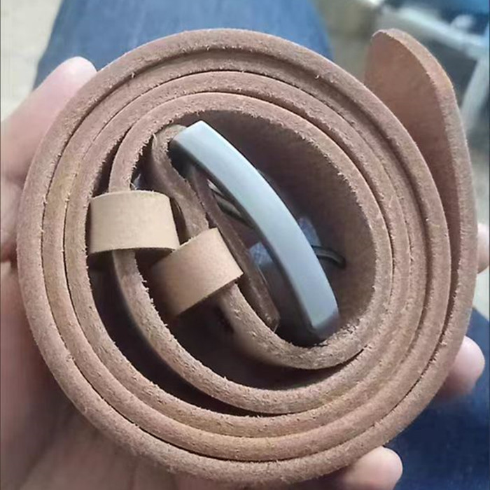 Men Belt Top Layer Cowhide Leather Belt Vintage Design Pin Buckle