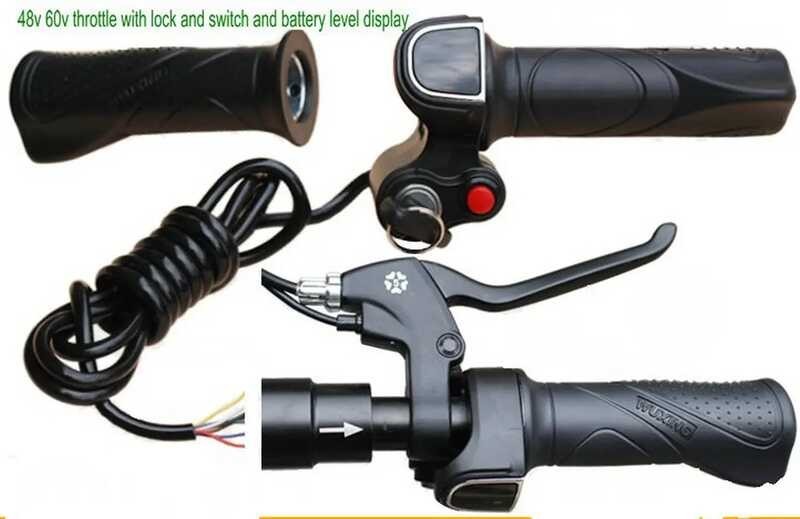 Battery Level/Power Indicator DISPLAY 48V60v+Lock/Key+Switch+Throttle ...