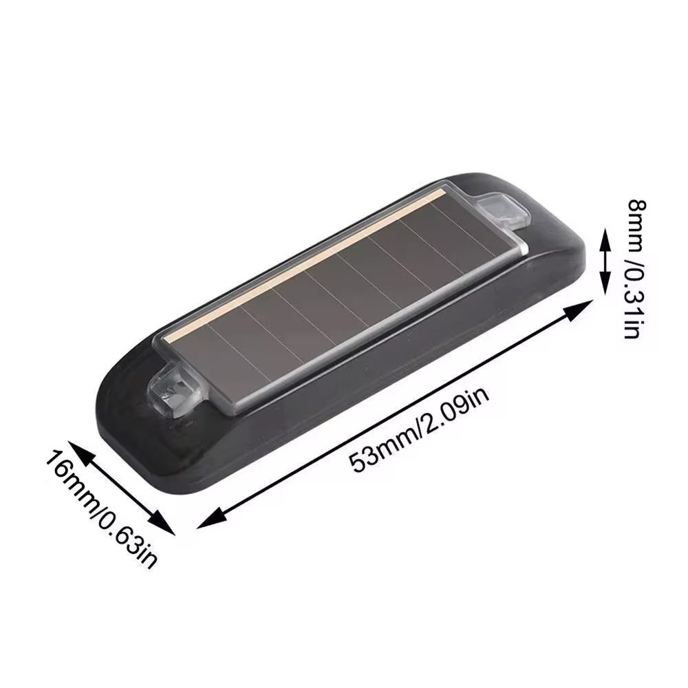 Car LED Warning Light Prevent Rearend Collision Solar Power LED Light