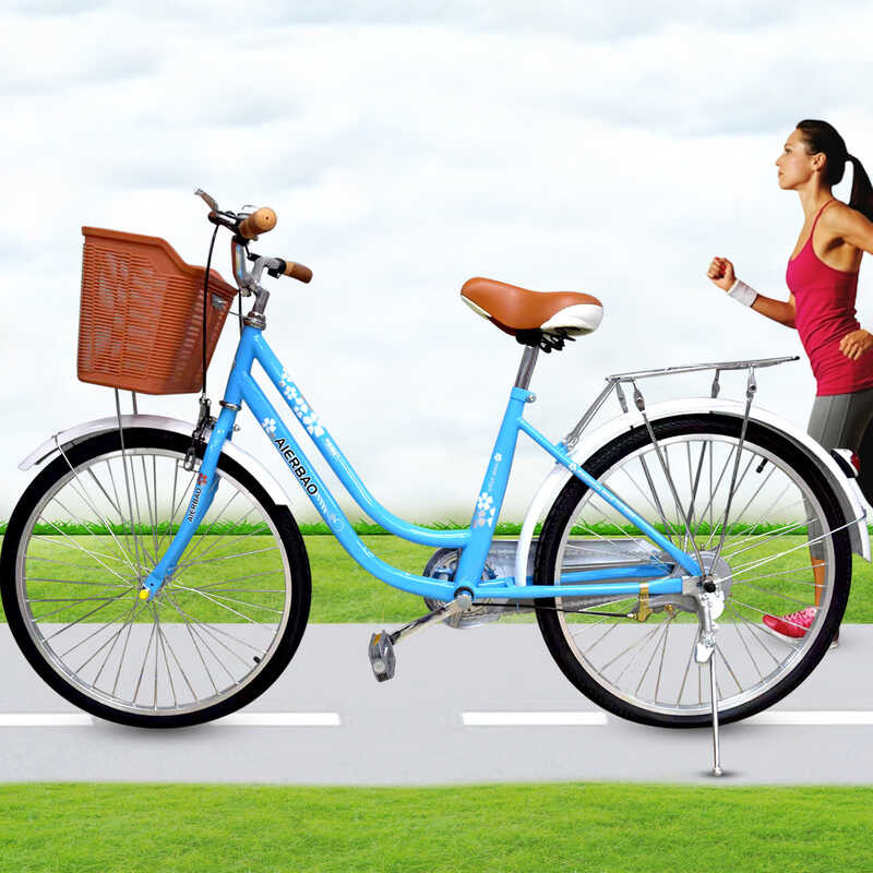 Japan Lady With Basket Family Bike Women's For Adult Commuter Bicycle