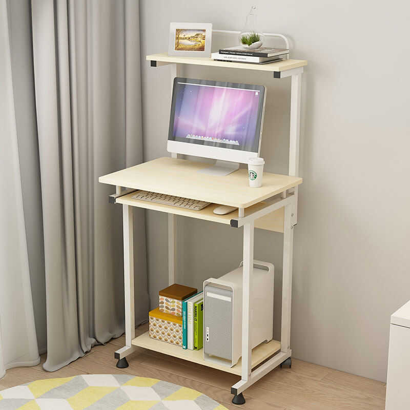 Desktop Computer Desk - Space Saver Table Bedroom Minimalist Desk Pc ...