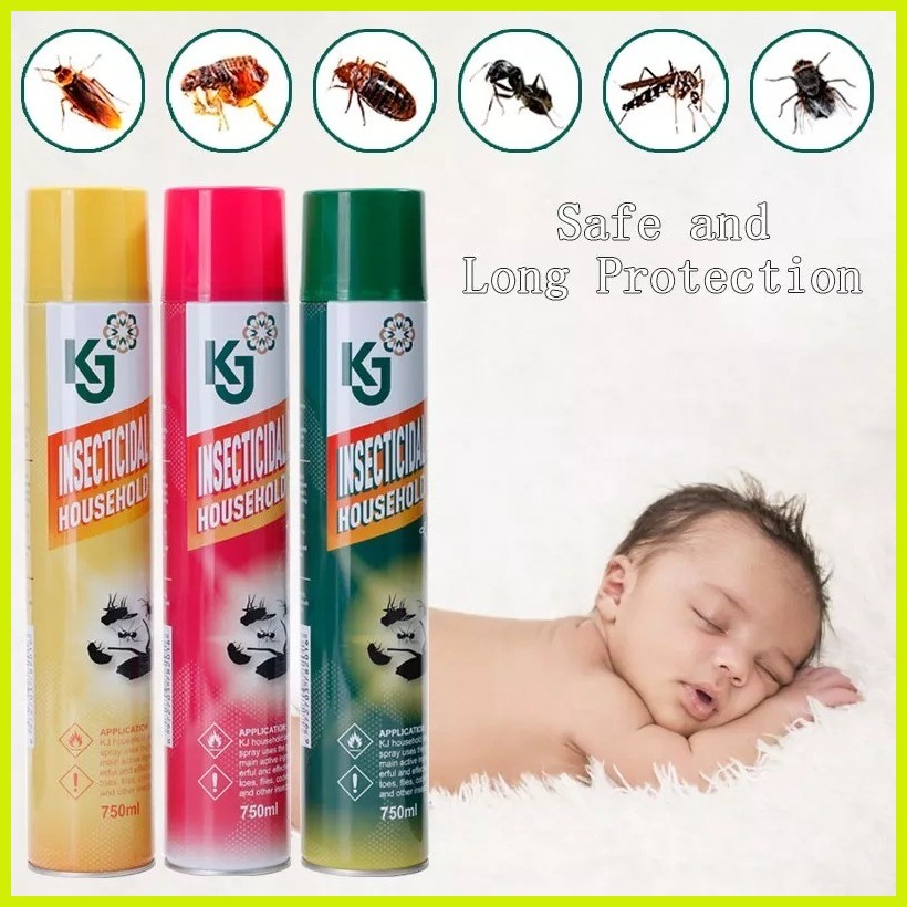 KES 1pc KJ insecticidal earosol spray 750ml COD Shopee Philippines