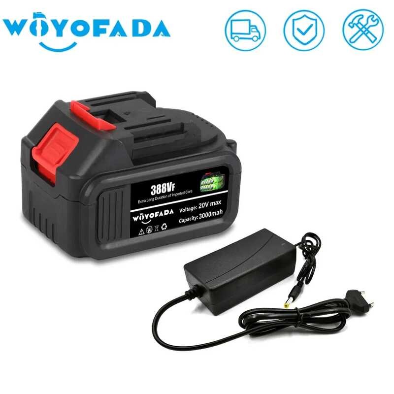 18V Rechargeable Lithium Ion Battery High Capacity For Cordless ...