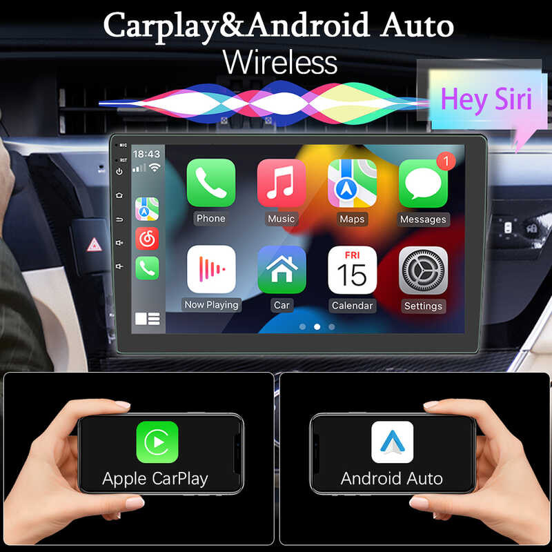 Caplay Andoid Auto 1 Din Autoadio Univesal 7"/9" WIFI GPS Bluetooth