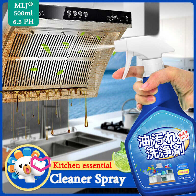Kitchen MLJ Cleaner Spray Effective Grease Cleaner Spray Kitchen Grease