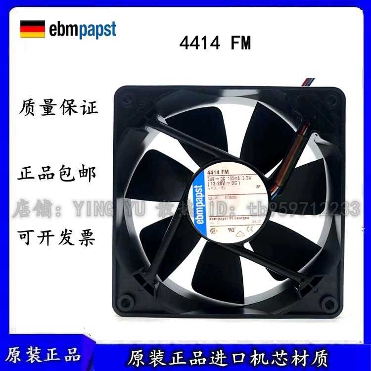 Na Orihinal Ebm Papst 4414 FM 12025 24V 3.2W 12Cm Inverter Cooling Fan ...
