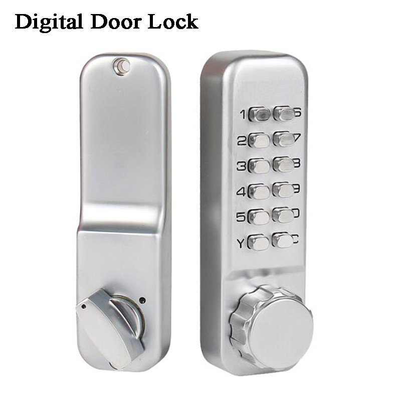 Nical Digital Keyless Push Button Deadbolt Waterproof Lock For Wooden