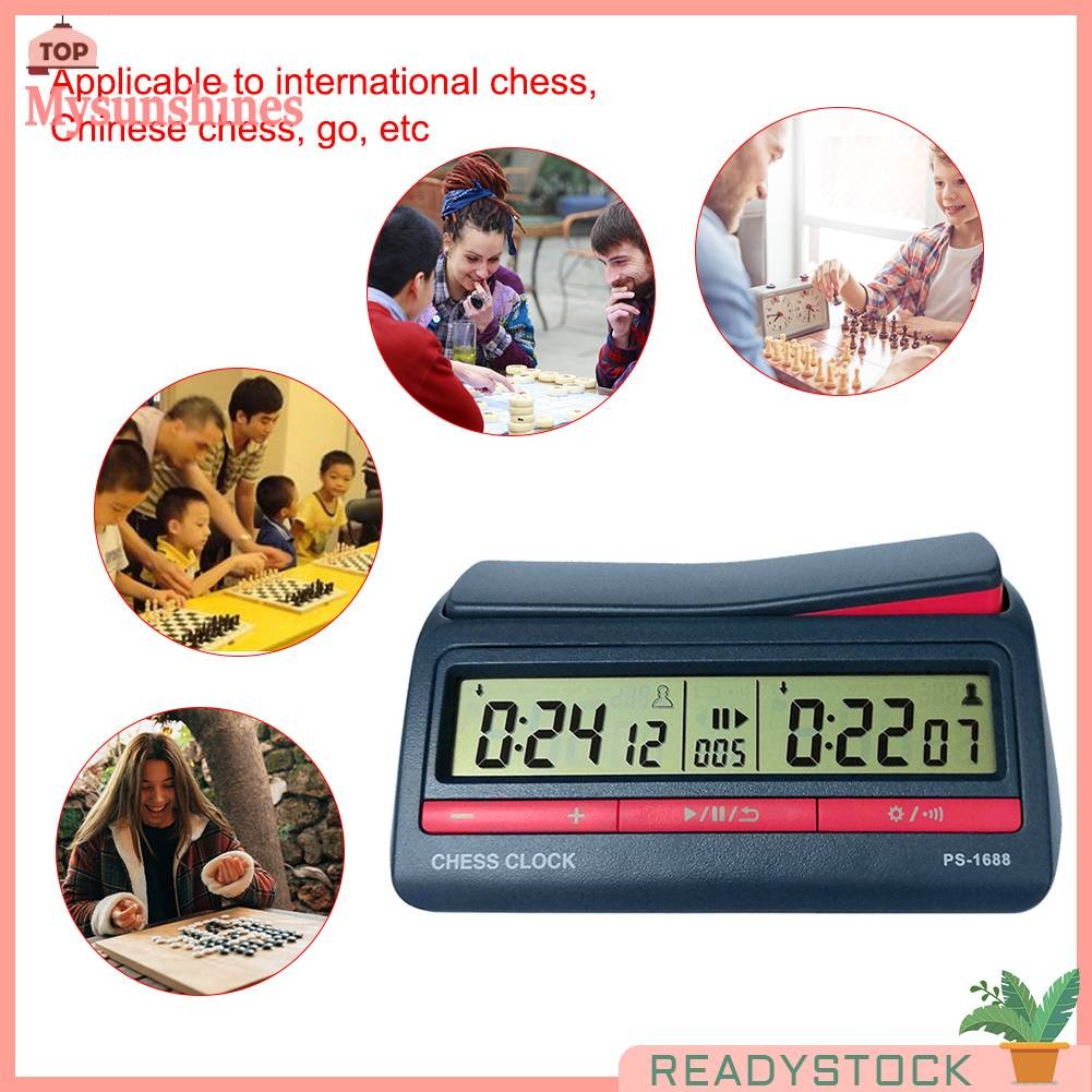 MSBoard Game Clock Plastic Competition Timer Battery Powered for ...