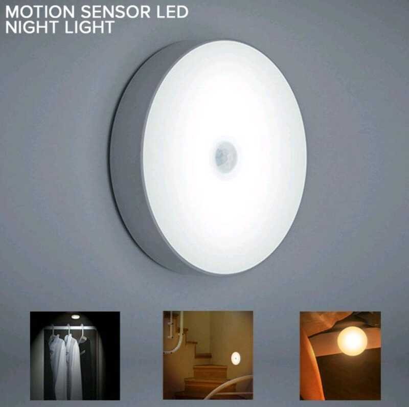 (Cod) MOTION NIGHT RECHARGEABLE LED SENSOR INDUCTION LIGHT 961 | Shopee ...