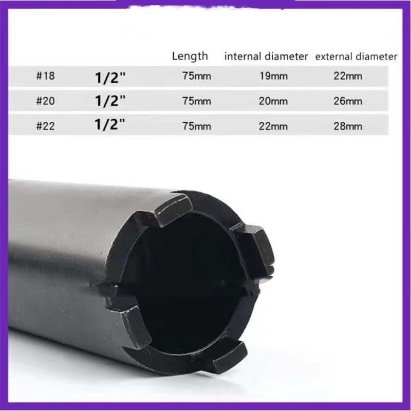 COD 3pcs #18/20/22 1/2 Drive Castle Wrench Clutch Nut Socket Wrench for ...