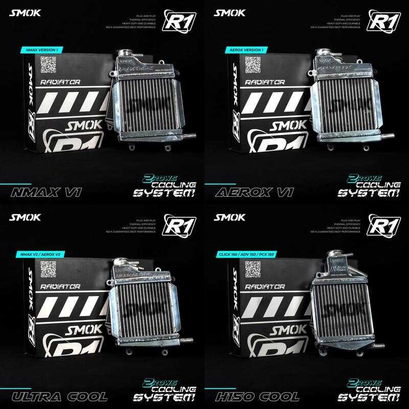 RADIATOR 2 ROWS FOR NMAX AEROX CLICK ADV PCX * BRD QUALITY | Shopee ...