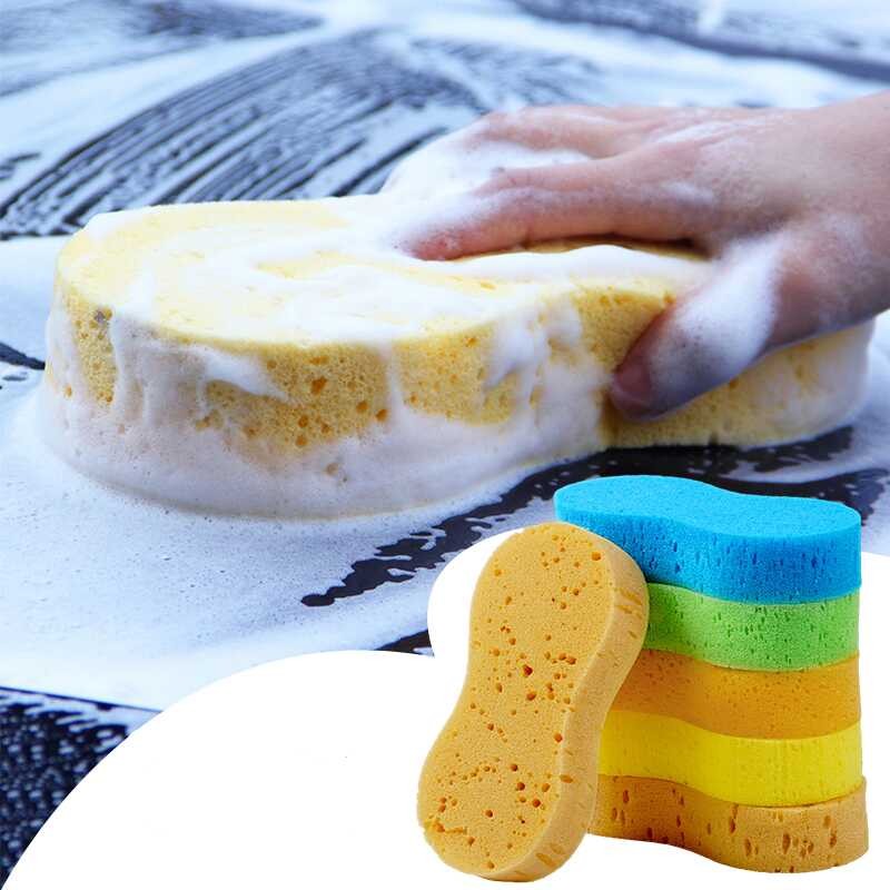 Car Wash Sponge Honeycomb Large Sponges High-Density Washing Block Auto ...
