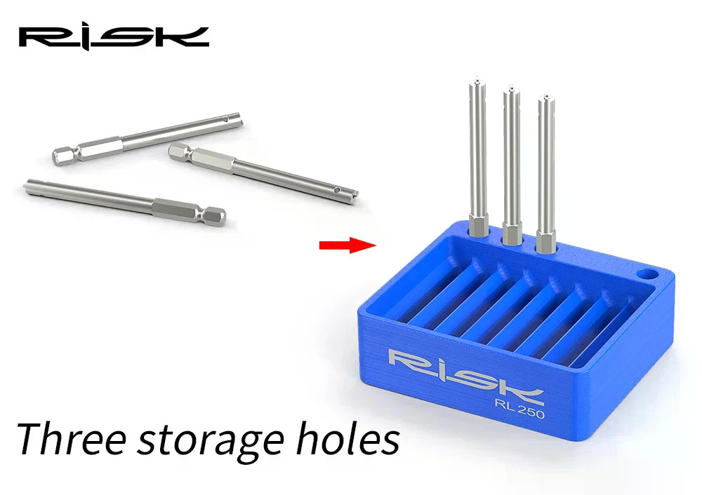 Risk Bicycle Spoke Nipples Arrangement Tool Box for Carbon Spoke Caps ...