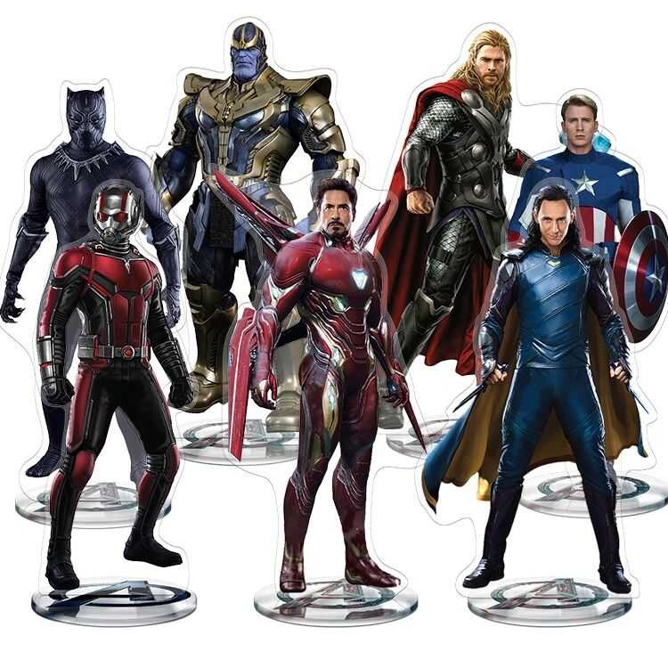 M Avengers Dr. Strange Thor Captain Spider-Man Standee Movie Characters ...