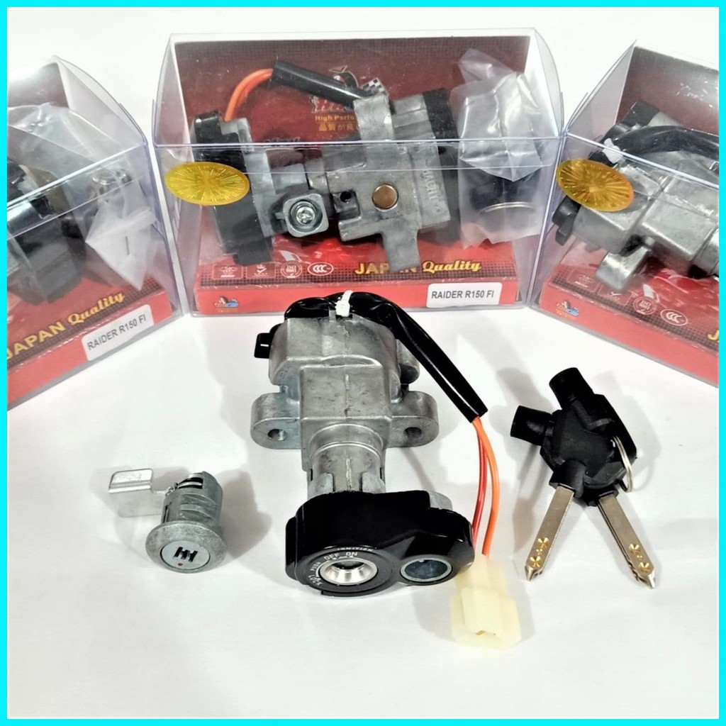 MOTORCYCLE IGNITION SWITCH/KEY SET RAIDER FI | Shopee Philippines