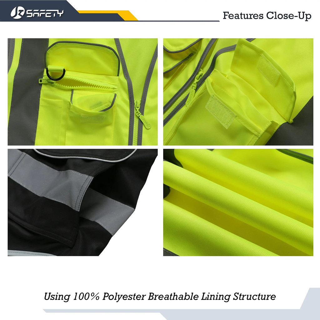 Reflective Safety Vest High Visibility blank XXXL Motorcycle Jacket ...