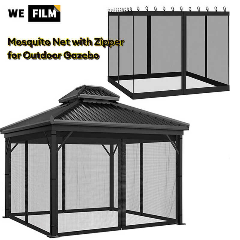 Na May Zipper Camping Diy Screen Wall 4 Panel Sidewall Gazebo Canopy 