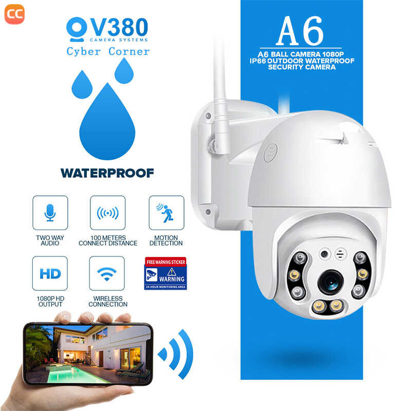 Cctv Pro V380 Camera 5Mp Wifi Mag-Uugnay Sa Cell Phone Na May Voice Sa ...